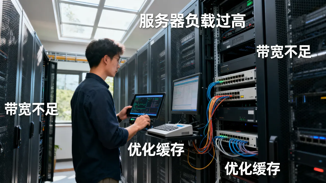 人多的服务器为什么卡？人多时服务器卡顿怎么办？