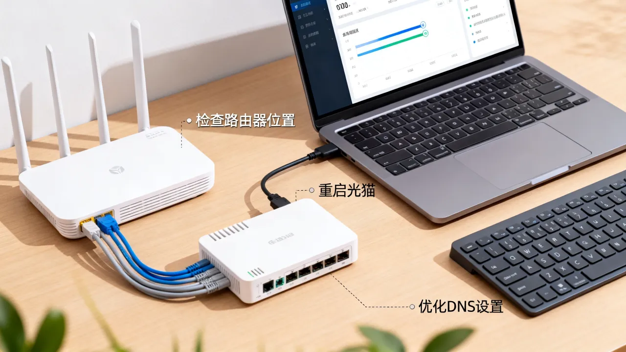 长城宽带连服务器卡怎么解决，网络延迟高怎么办