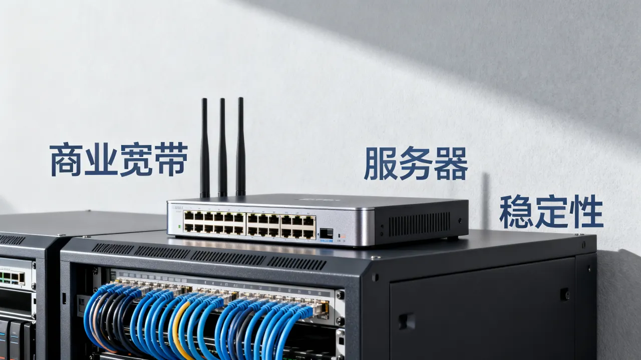商业宽带能跑服务器吗，稳定性怎么样？