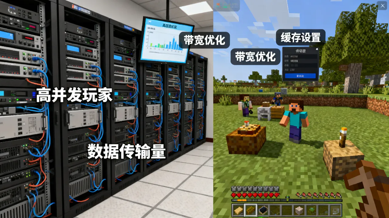 我的世界服务器流量为什么很大，怎么降低和优化？
