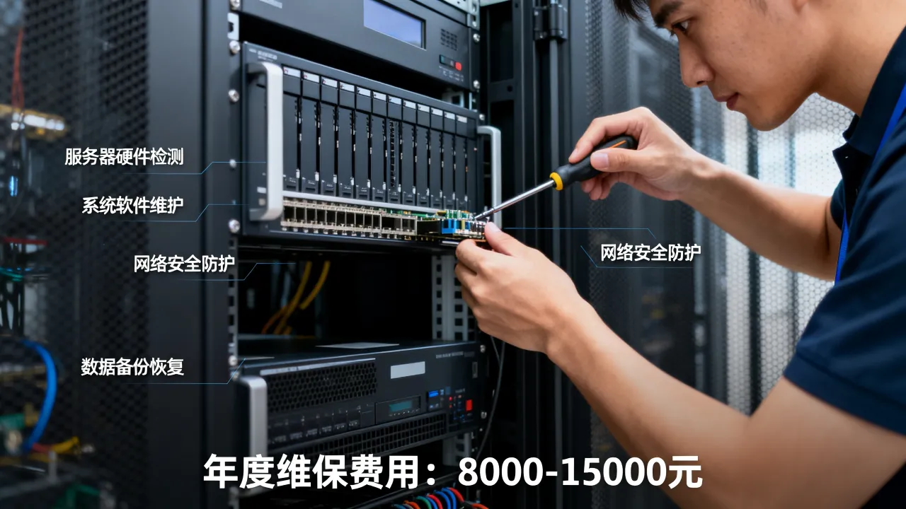 服务器维保服务包括哪些内容，服务器维保服务多少钱一年？