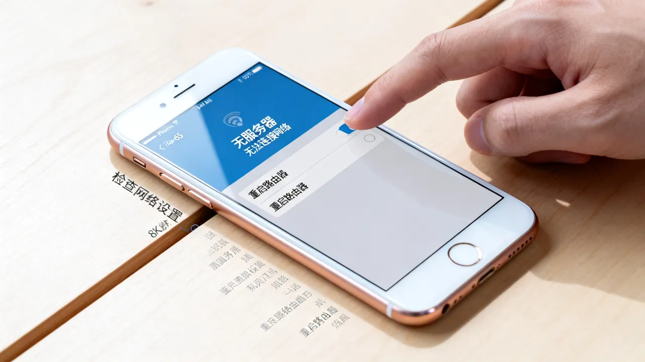 苹果6s手机为什么无服务器，无法连接网络怎么办