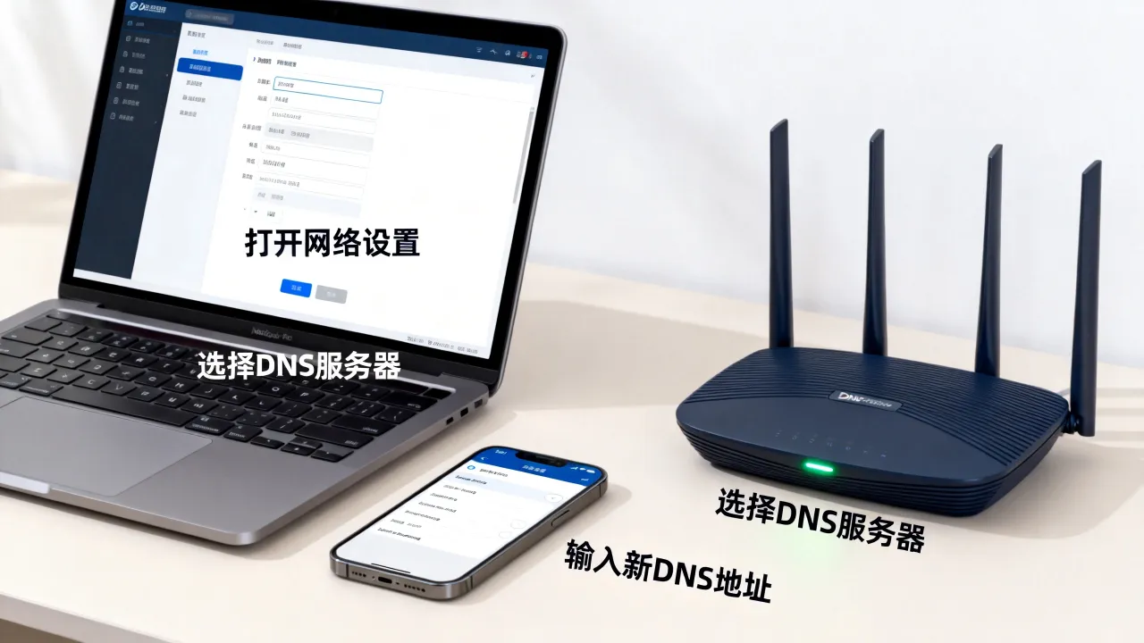 网速慢怎么办？更改DNS服务器能提速吗，怎么设置方法教程
