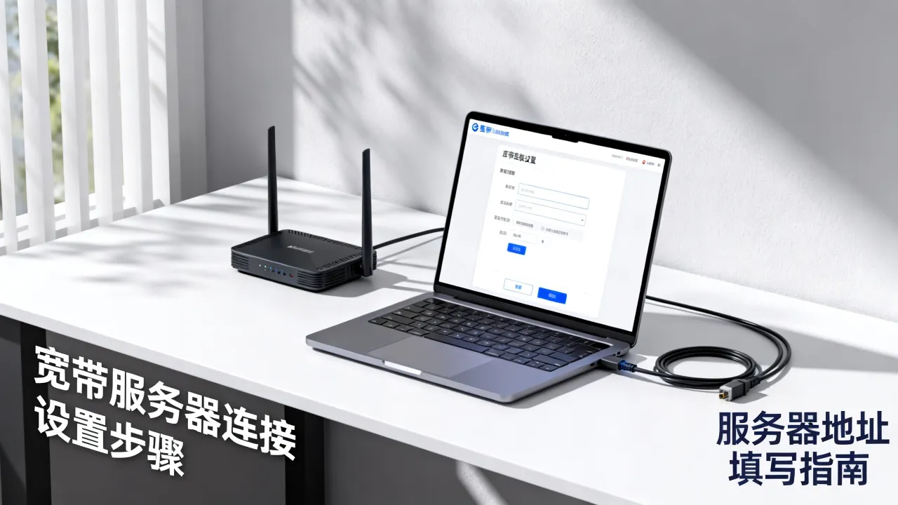 宽带服务器连接设置怎么弄，宽带连接服务器地址填什么