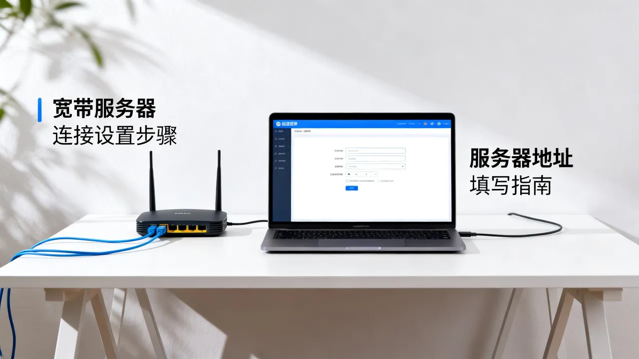 宽带服务器连接设置怎么弄，宽带连接服务器地址填什么