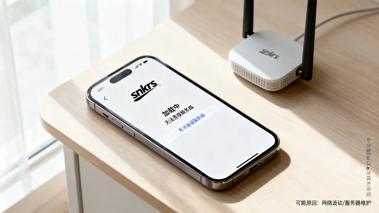 为什么snkrs登录无法连接服务器，一直加载是什么原因？