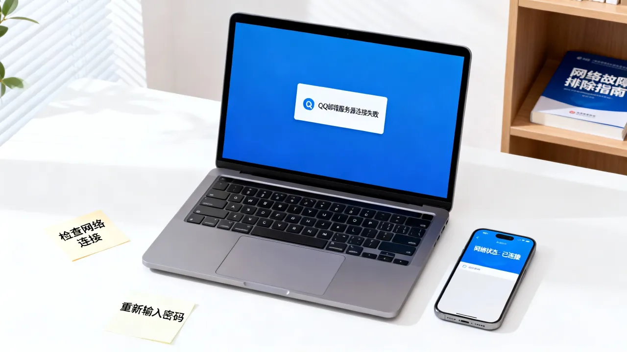QQ邮箱服务器为什么连接失败，连接失败如何解决