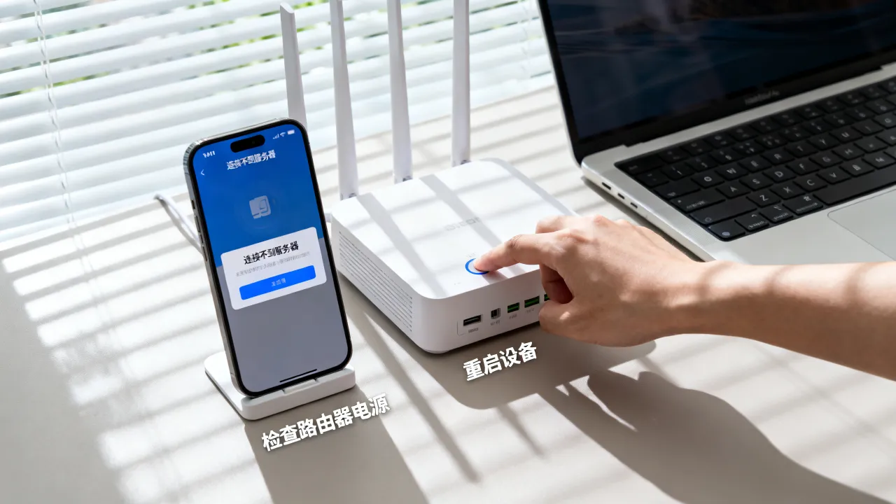 wifi为什么显示连接不到服务器，连接不到服务器怎么解决？