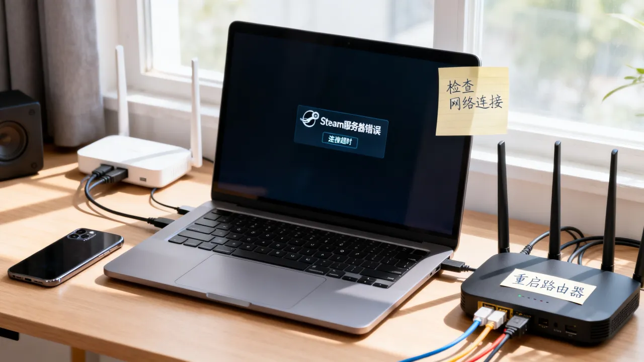 为什么steam服务器错误，steam服务器连接超时怎么办？