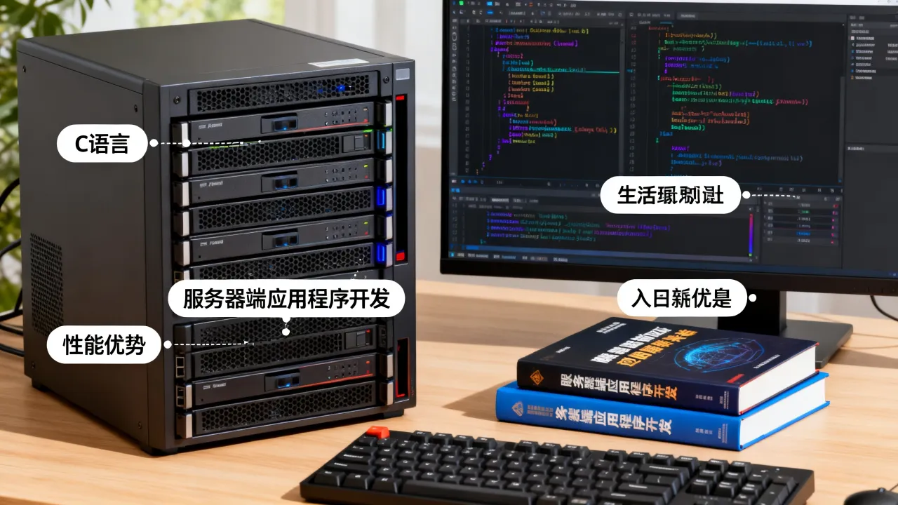 服务器端应用程序开发为什么使用C语言，性能优势何在？