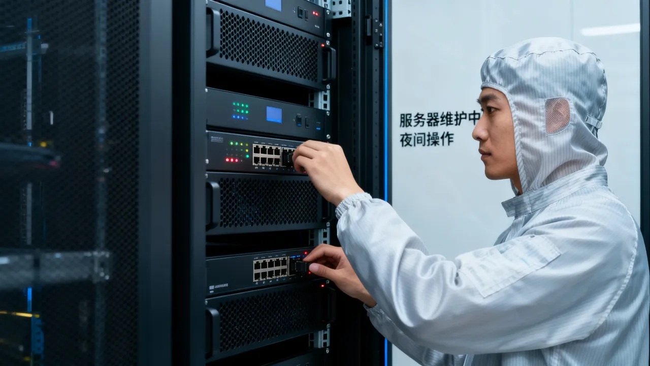 夜间做服务器维保有什么影响？服务器维护最佳时间，夜间停机风险如何规避？