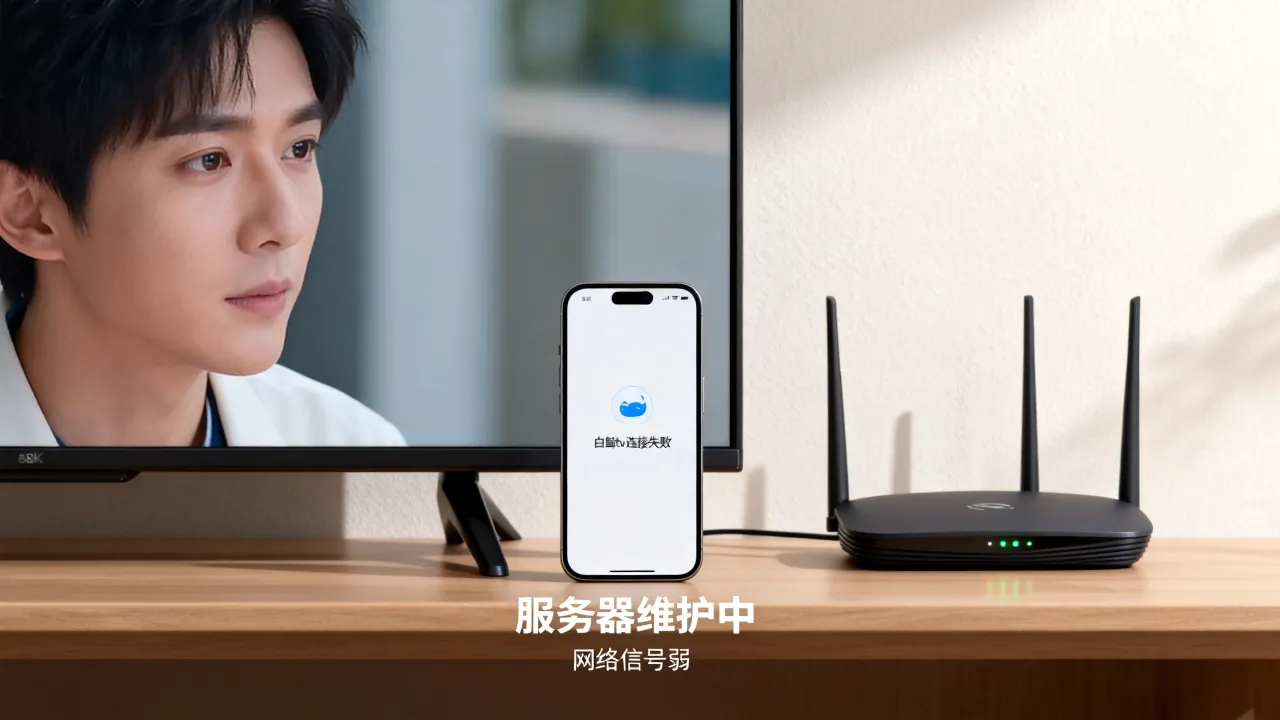 白鲸tv为什么连接不到服务器，连接不上是什么原因