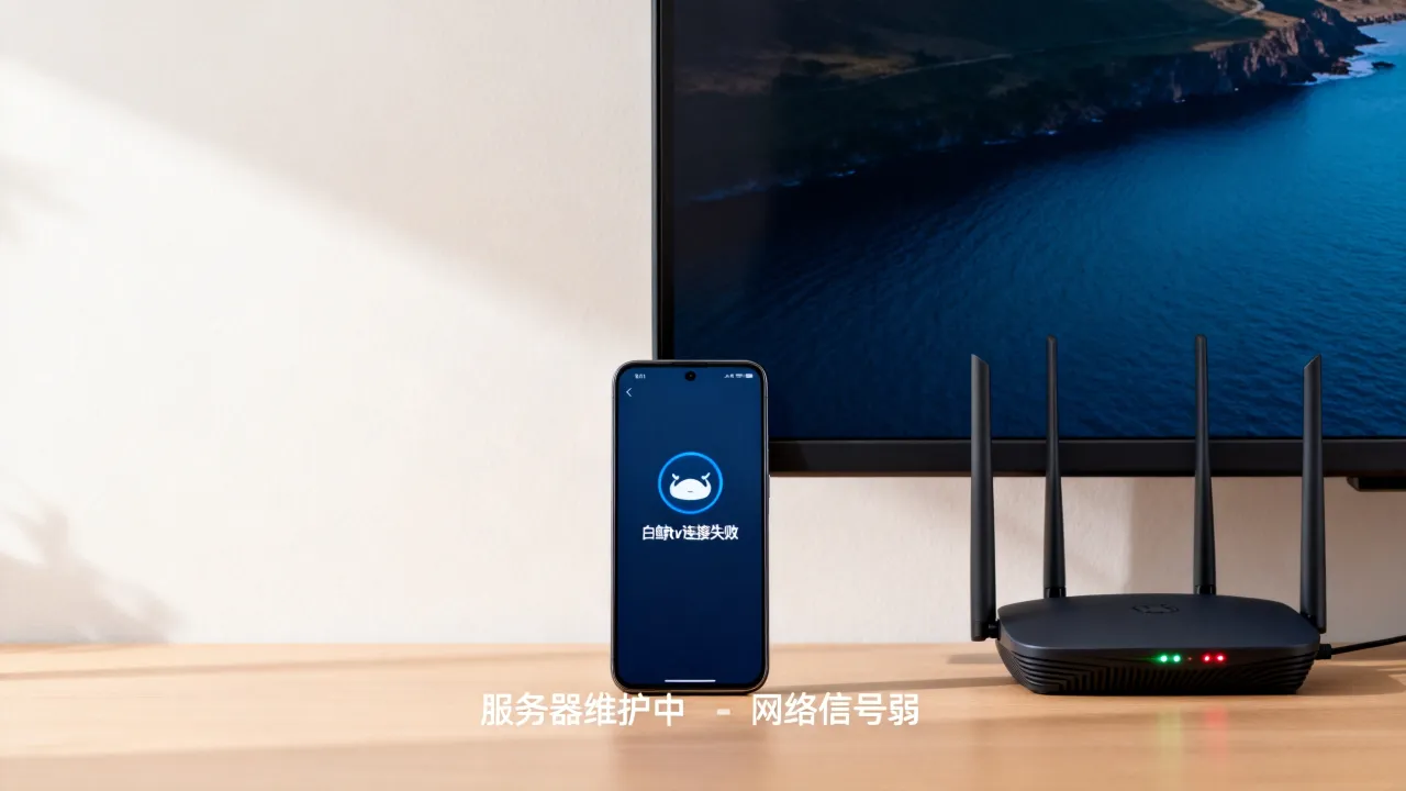 白鲸tv为什么连接不到服务器，连接不上是什么原因