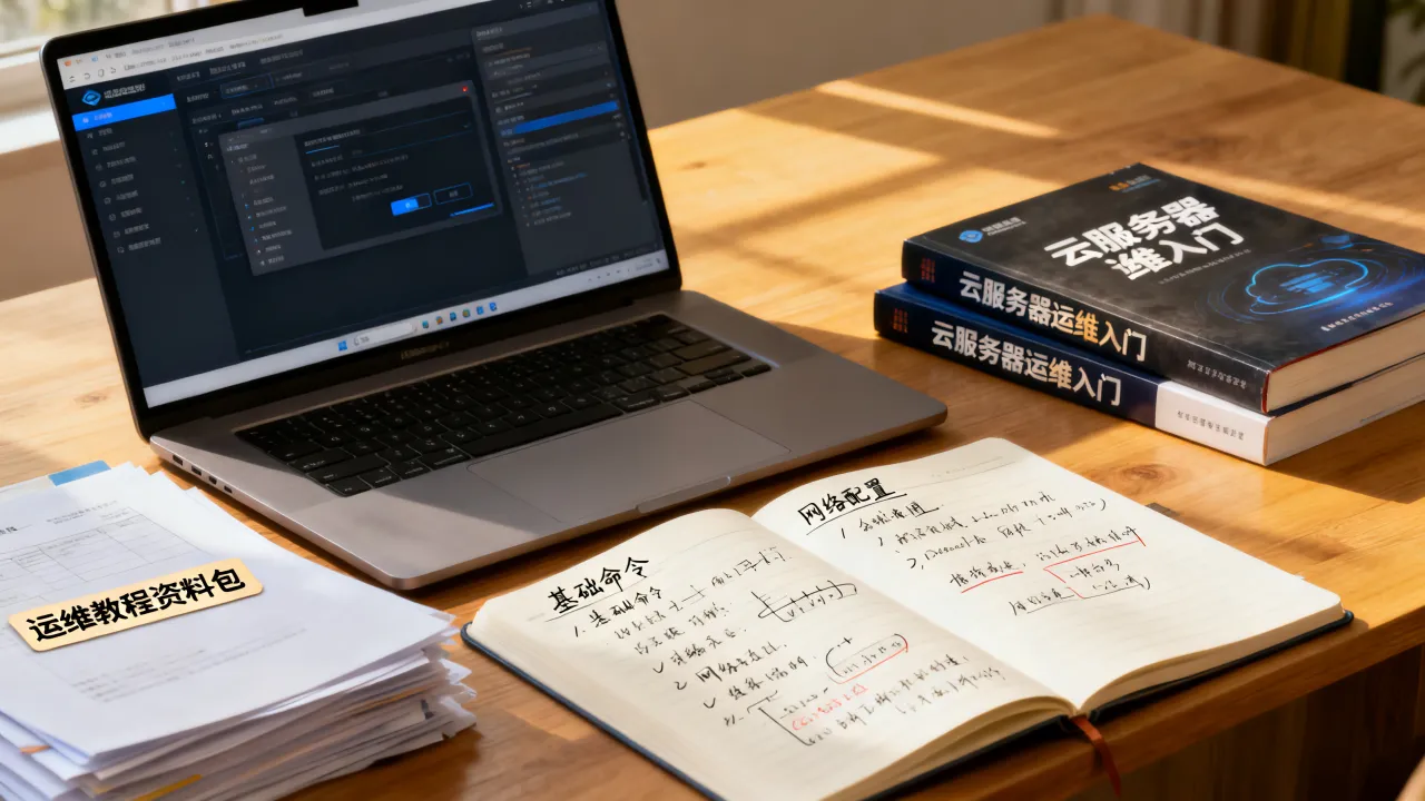 云服务器运维怎么学最快？零基础入门教程资料推荐