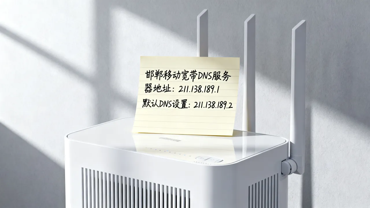 邯郸移动宽带DNS服务器地址是什么？邯郸移动宽带默认DNS设置多少？
