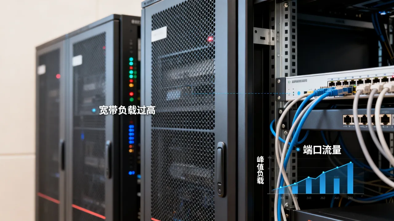 服务器宽带负载过大是什么原因,如何解决?