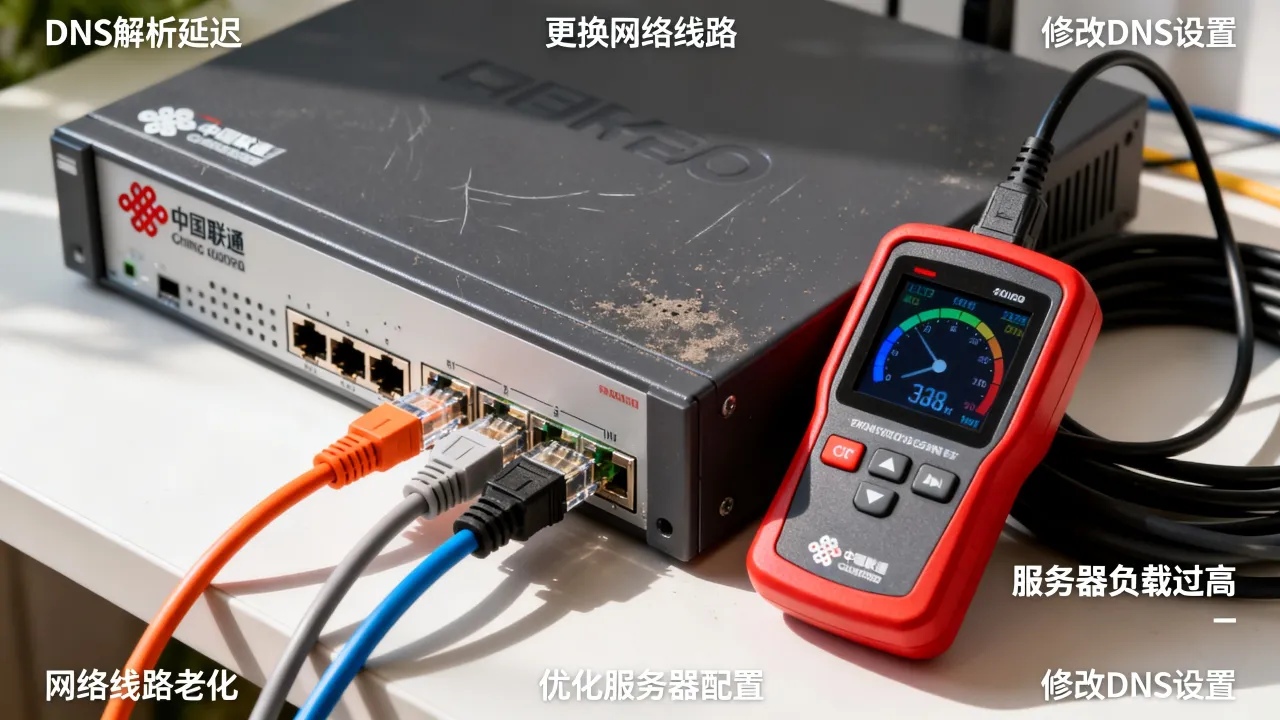 联通服务器访问网速慢是什么原因导致的，怎么解决？