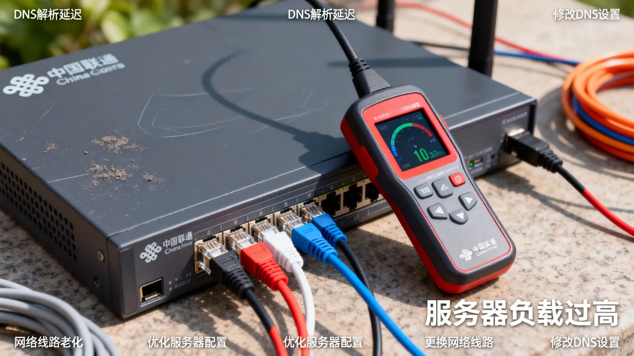 联通服务器访问网速慢是什么原因导致的，怎么解决？