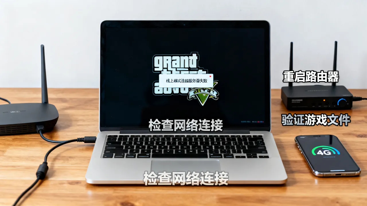 gta5为什么服务器进不去，线上模式连接服务器失败怎么办？