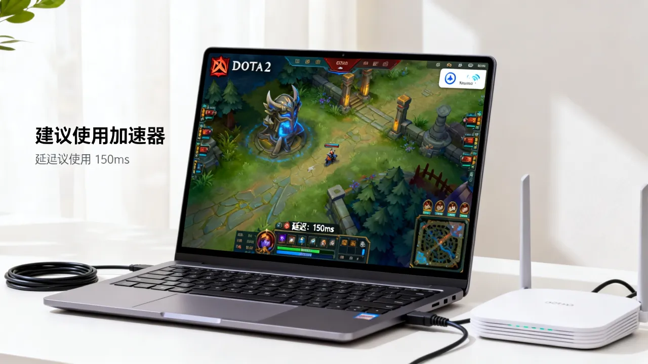 为什么dota2进新加坡服务器，如何解决延迟高卡顿？