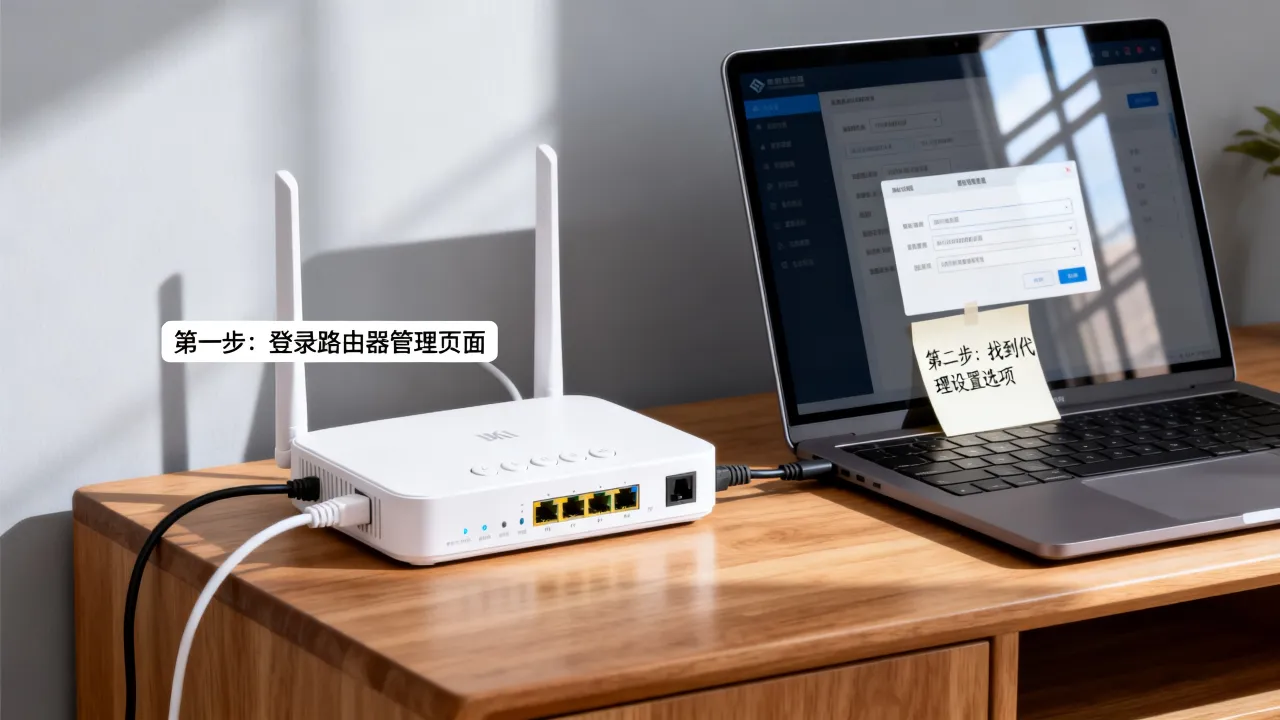 家庭宽带怎么设置代理服务器，路由器代理上网教程