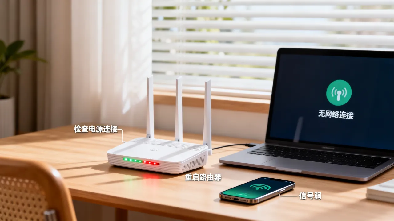 为什么连wifi但是不能连宽带连接服务器，连不上网怎么回事