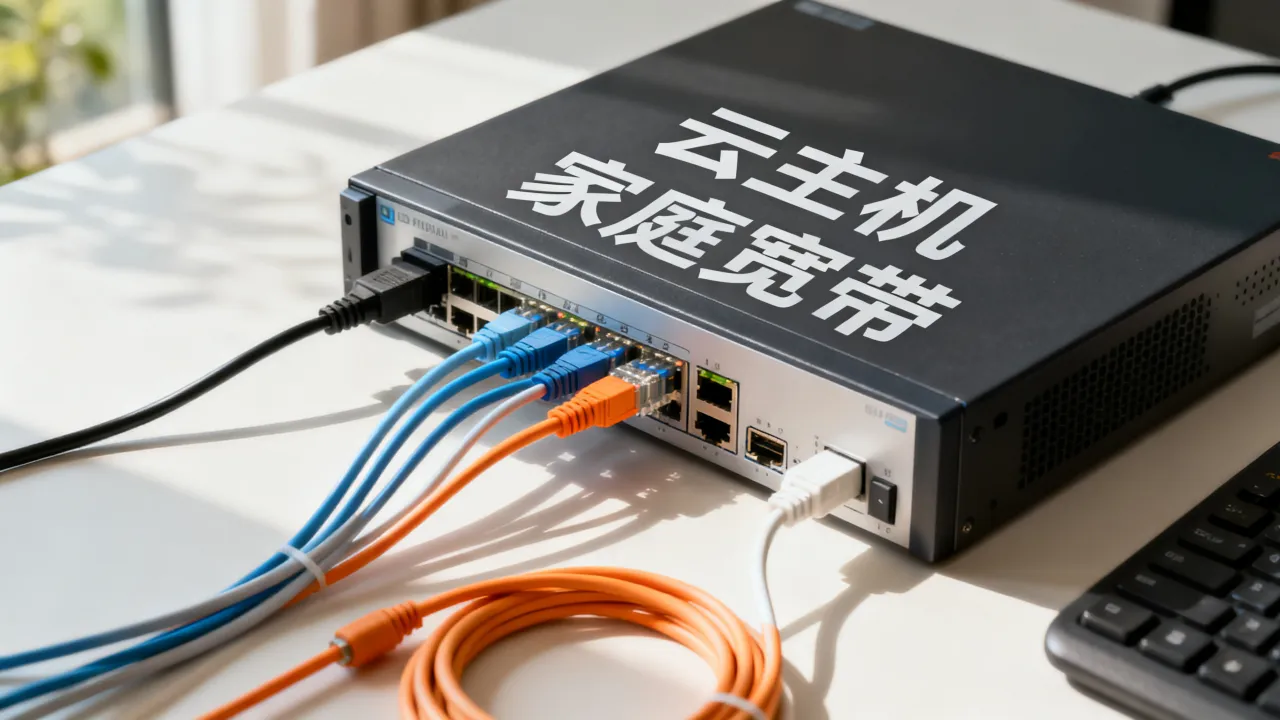 租的服务器怎么装宽带？云主机能接家庭宽带上网吗？