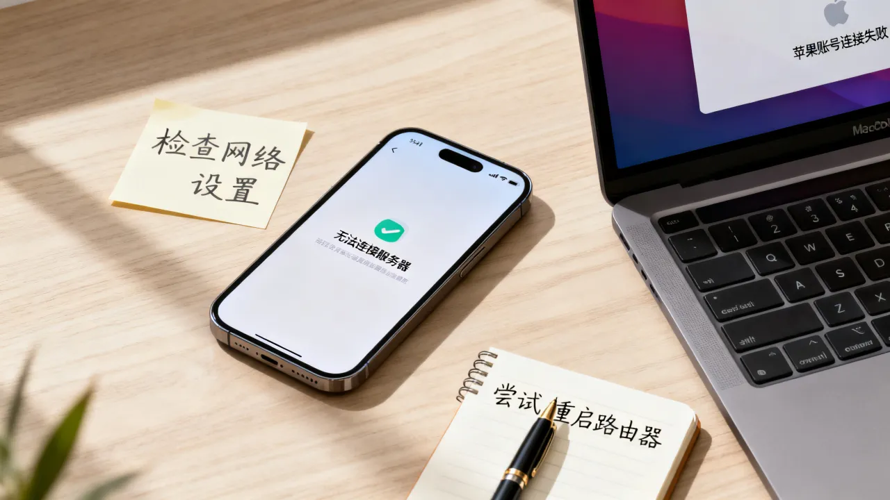 为什么苹果id无法链接服务器，苹果账号连接服务器失败怎么办