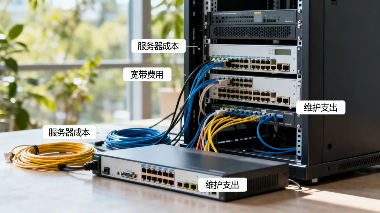 服务器及宽带成本分析怎么做，费用构成有哪些？