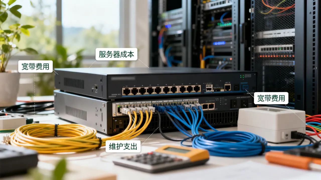 服务器及宽带成本分析怎么做，费用构成有哪些？
