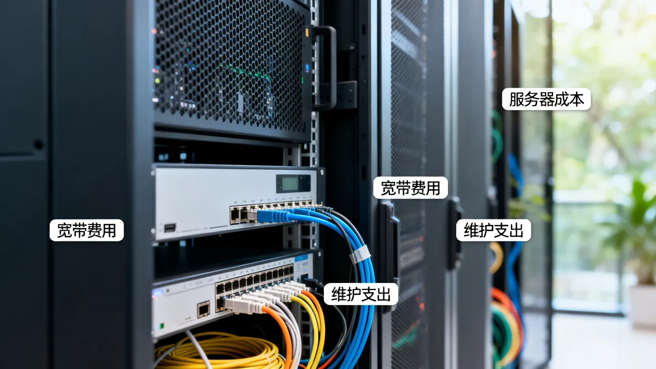 服务器及宽带成本分析怎么做，费用构成有哪些？