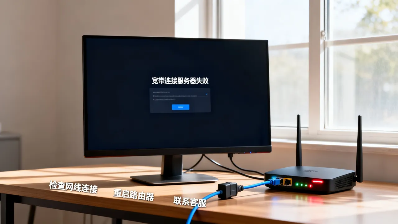 联还宽带连接服务器失败怎么办，联通宽带连不上服务器怎么解决
