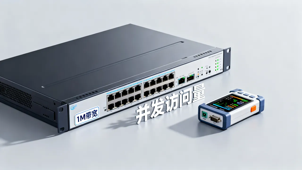 服务器1M带宽够用吗，能支持多少并发访问？