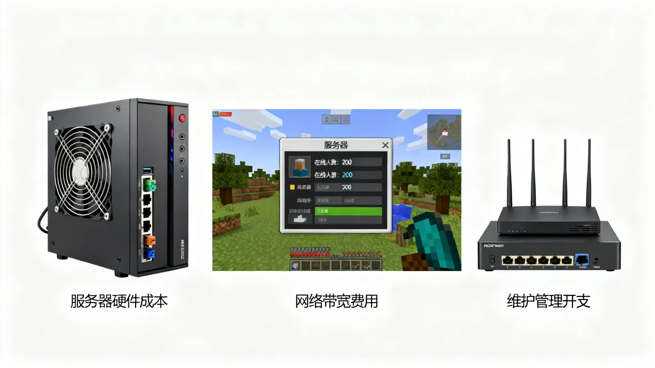 MC服务器为什么要钱,开一个我的世界服务器要多少费用?