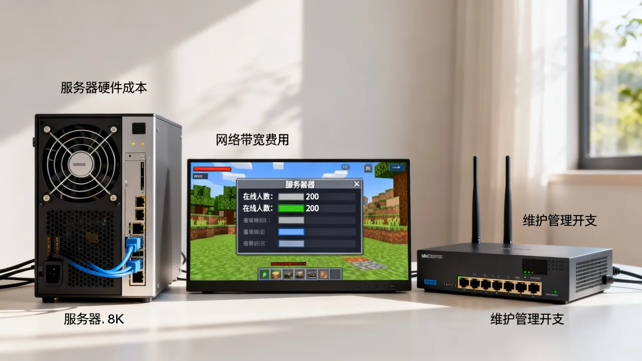 MC服务器为什么要钱，开一个我的世界服务器要多少费用？