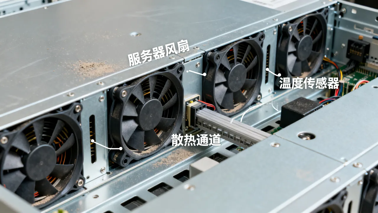 服务器为什么抽风扇？服务器风扇狂转原因及解决方法