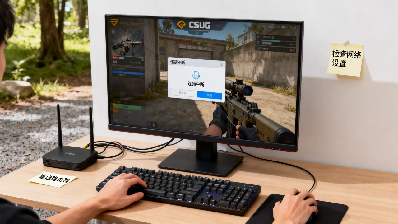 CSGO为什么老是与服务器断开连接，老是断开连接怎么解决？