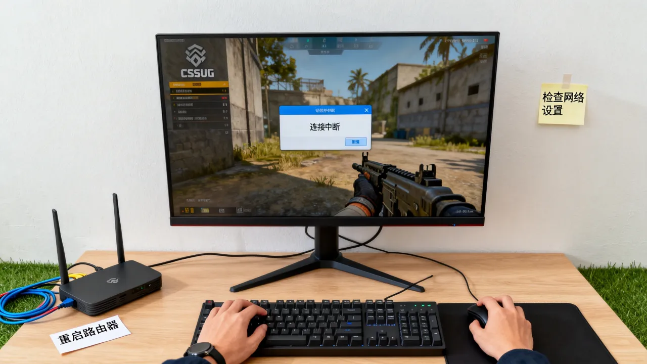 CSGO为什么老是与服务器断开连接，老是断开连接怎么解决？