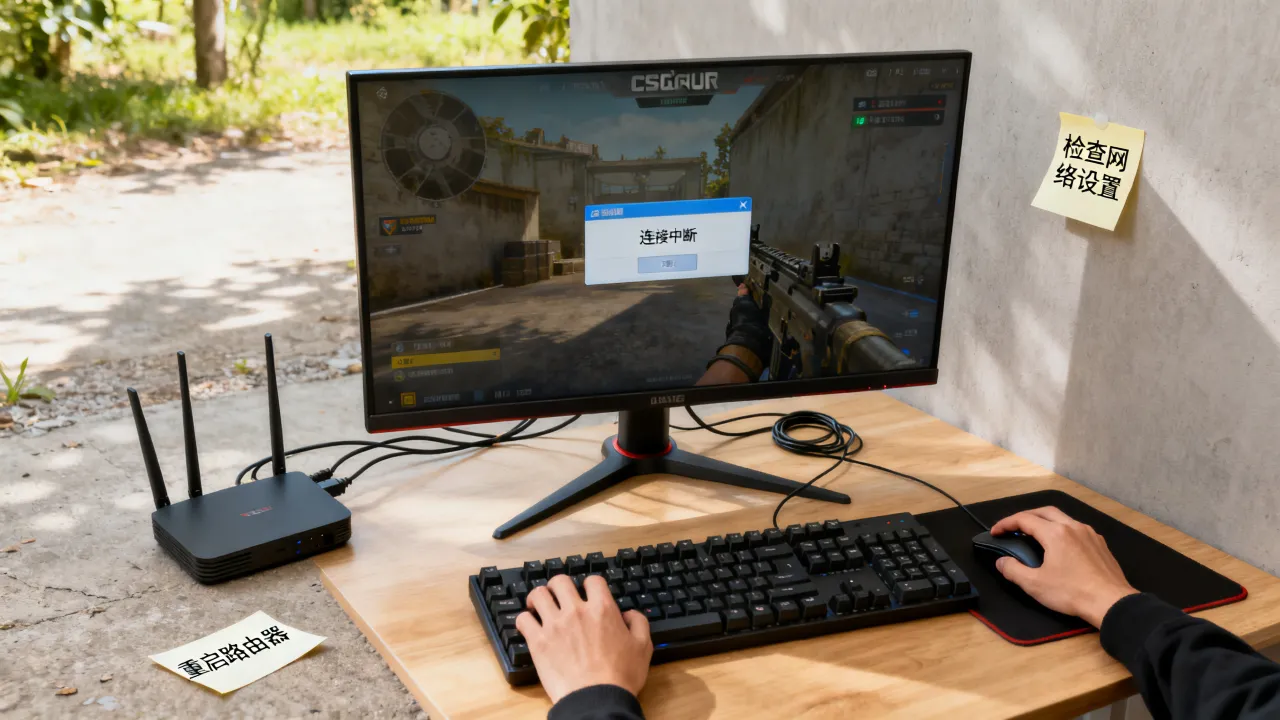 CSGO为什么老是与服务器断开连接，老是断开连接怎么解决？