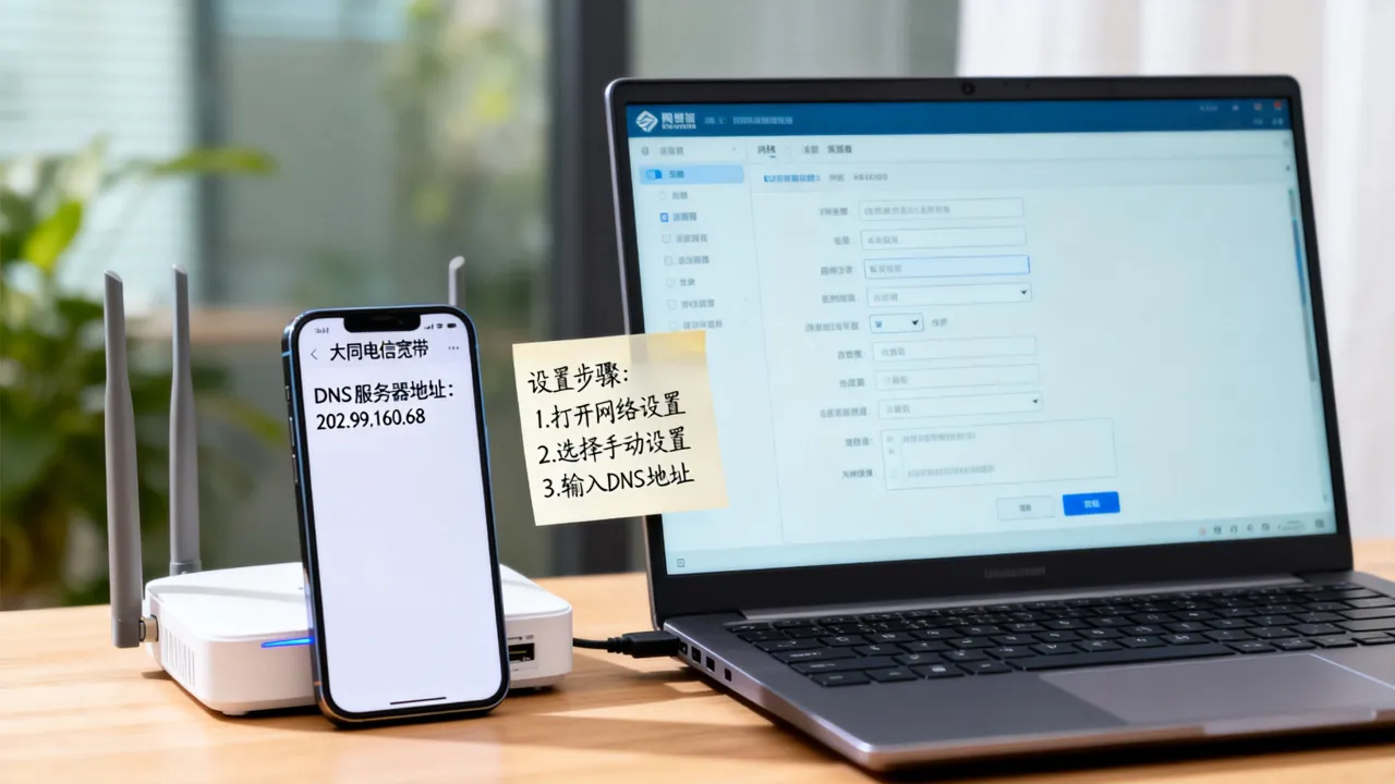 大同电信宽带DNS服务器地址是多少，大同电信DNS怎么设置