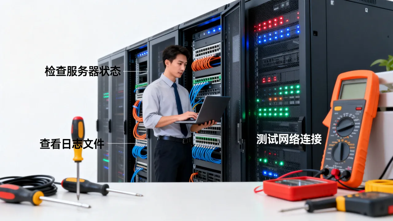服务器运维问题怎么解决，常见故障排查方法有哪些？