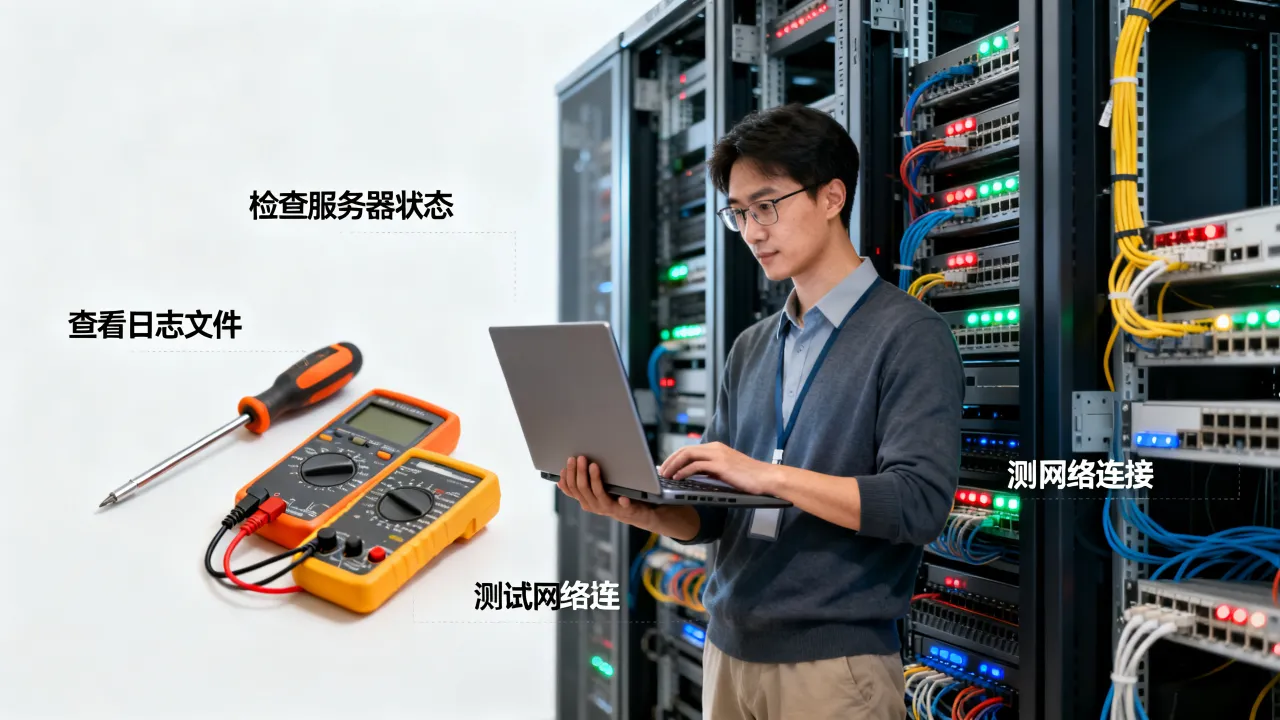 服务器运维问题怎么解决，常见故障排查方法有哪些？