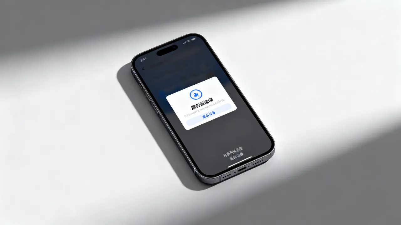 iphone为什么会服务器错误，服务器错误怎么解决