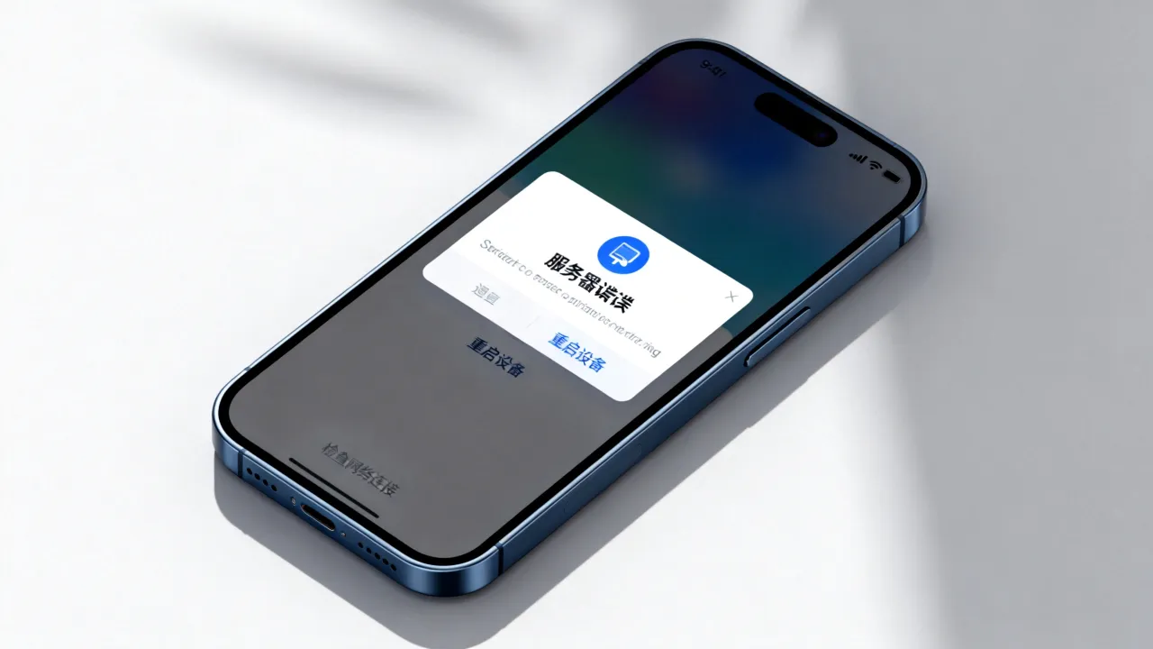 iphone为什么会服务器错误，服务器错误怎么解决