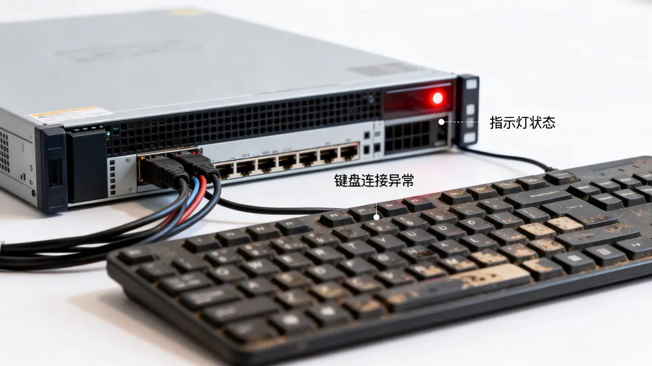 服务器为什么出键盘，服务器键盘异常怎么解决