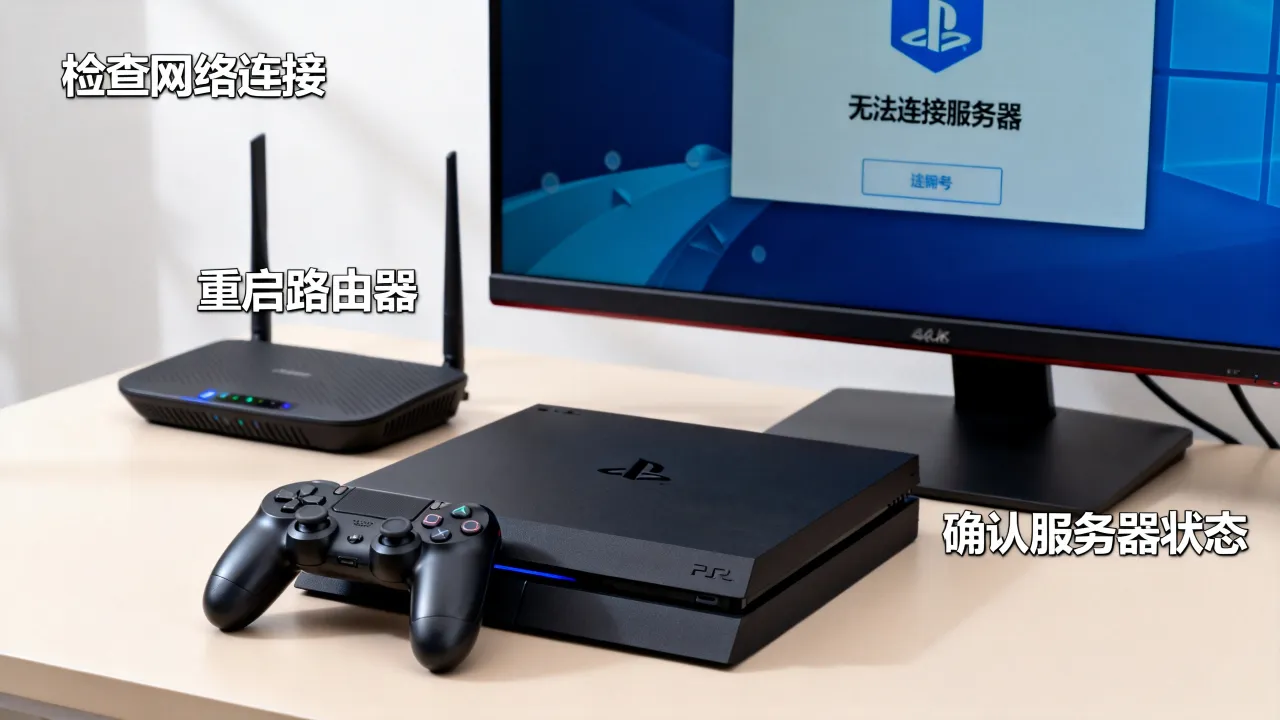 移动宽带PS4游戏连不上服务器咋办，PS4连不上服务器怎么办