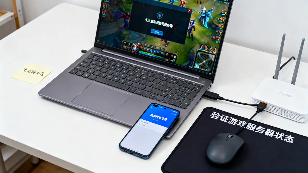 为什么我LOL不能重新连接到服务器，英雄联盟无法重连怎么办