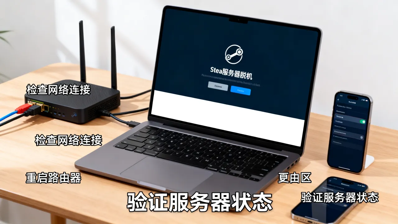 为什么我的steam服务器脱机，如何快速解决？