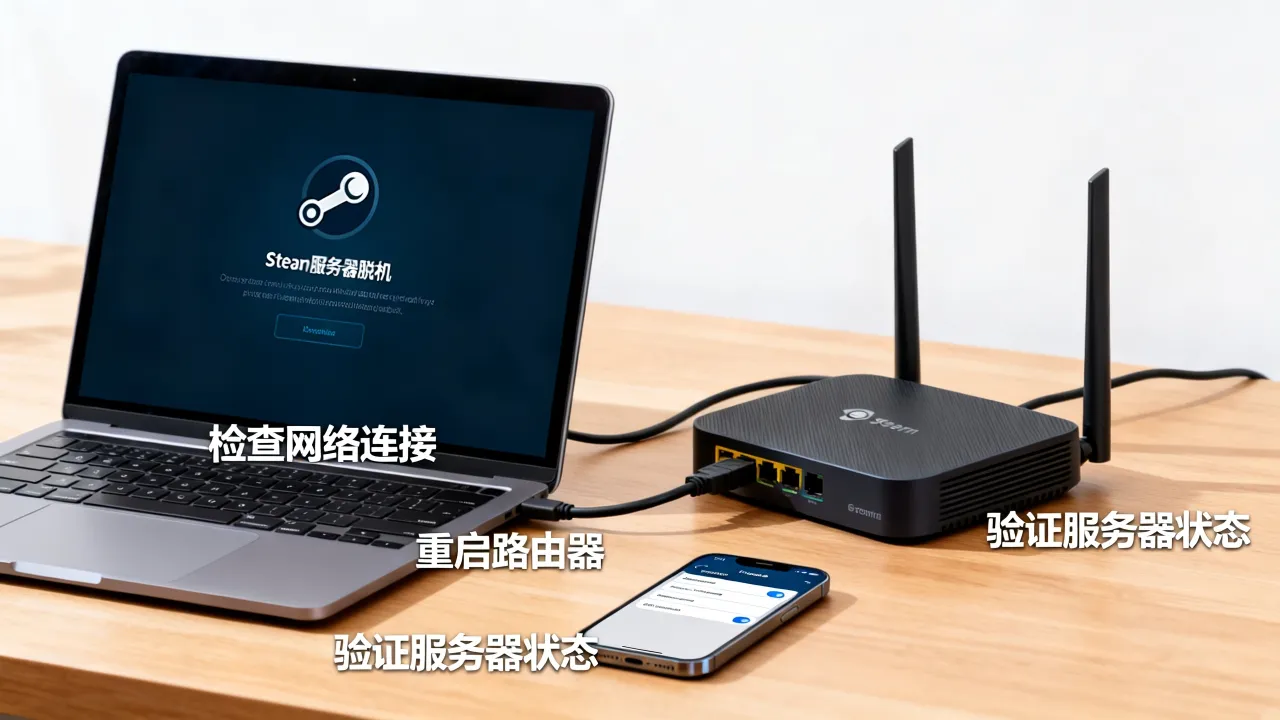 为什么我的steam服务器脱机，如何快速解决？