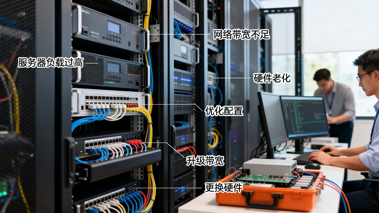 为什么服务器变卡了呢，服务器卡顿原因和解决方法有哪些